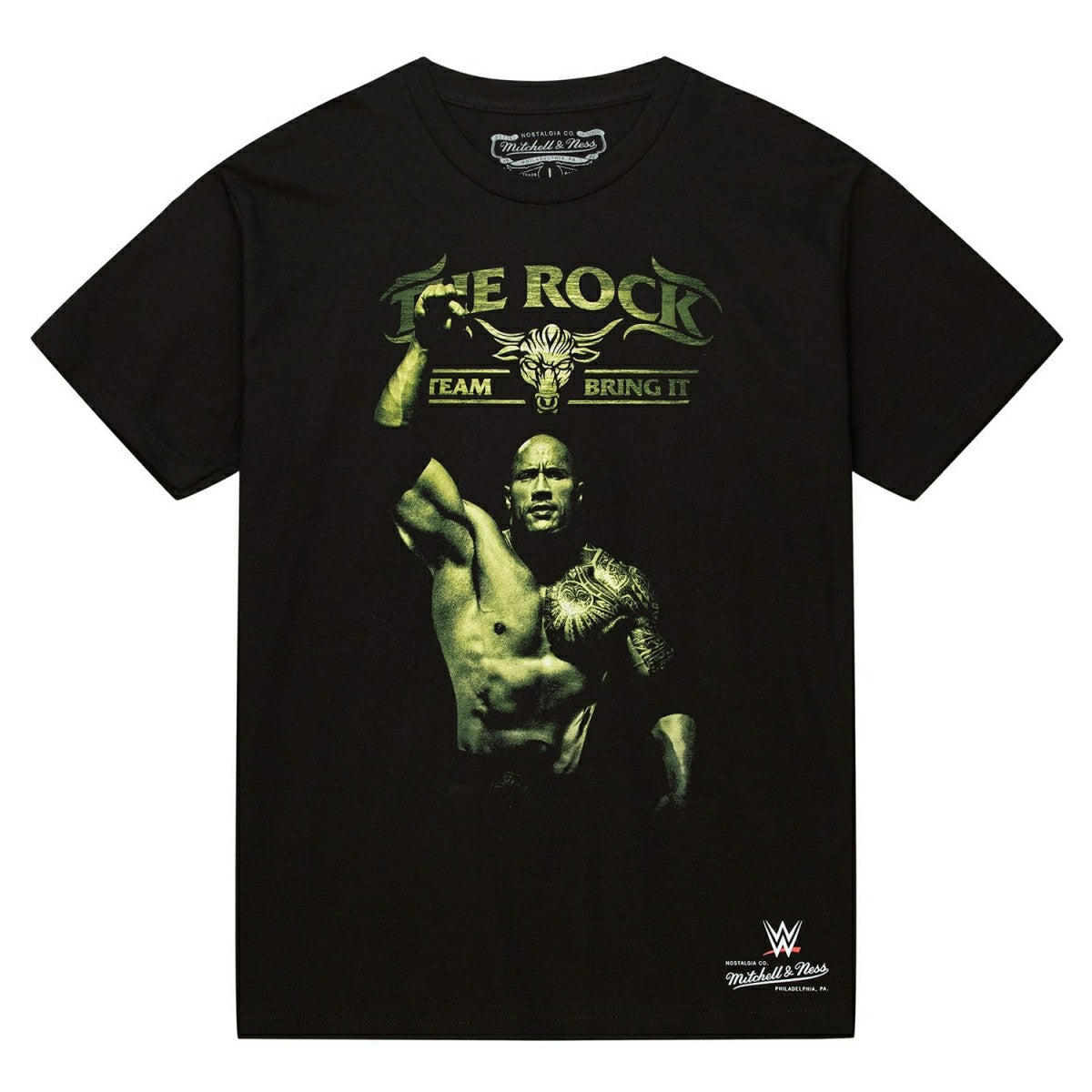 The Rock Team Bring it WWE Legend T-Shirt Black Taass sale