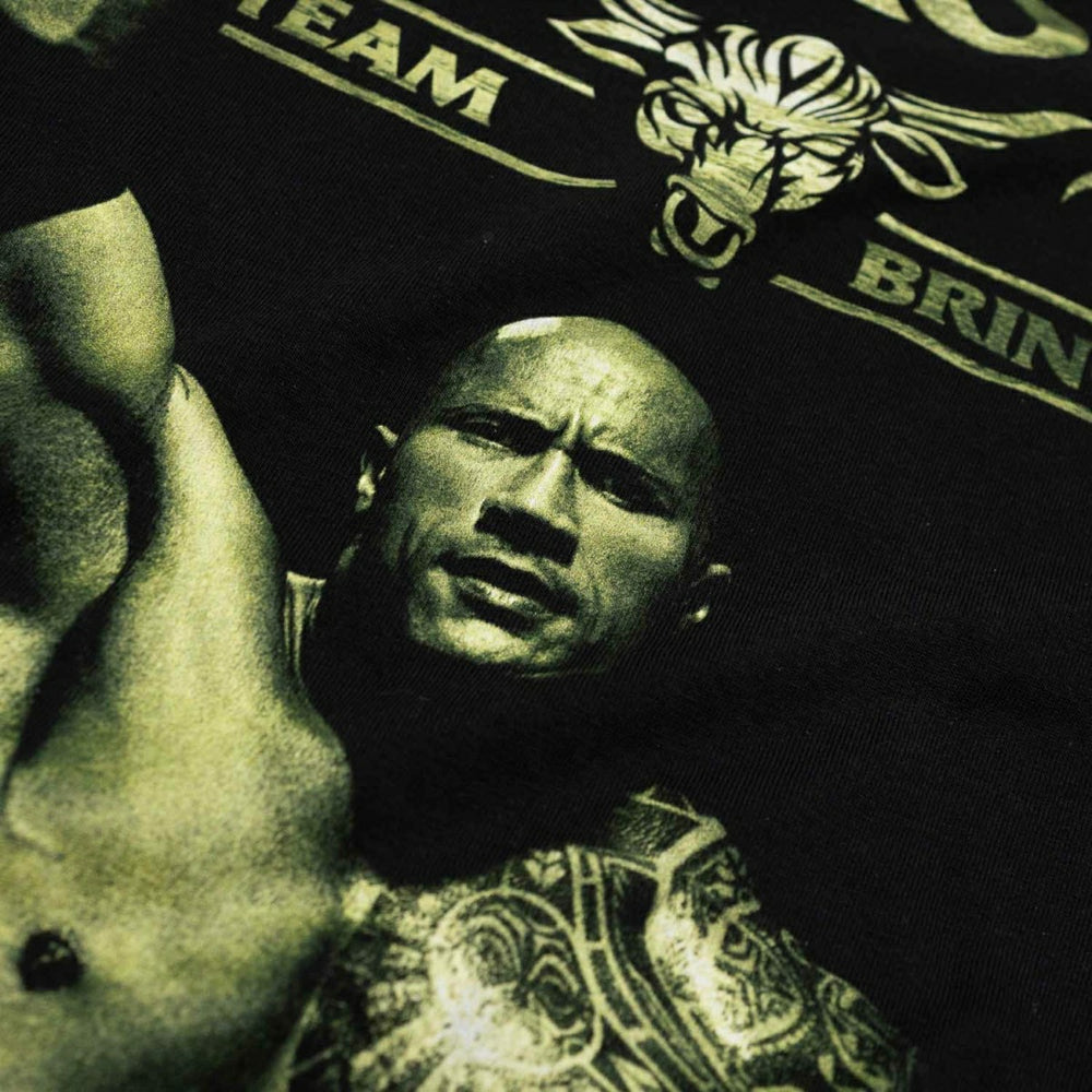 The Rock Team Bring it WWE Legend T-Shirt Black Taass sale