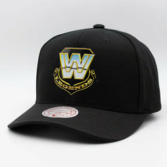 WWE Mitchell & Ness Pro Crown Snapback Cap Black Fashion