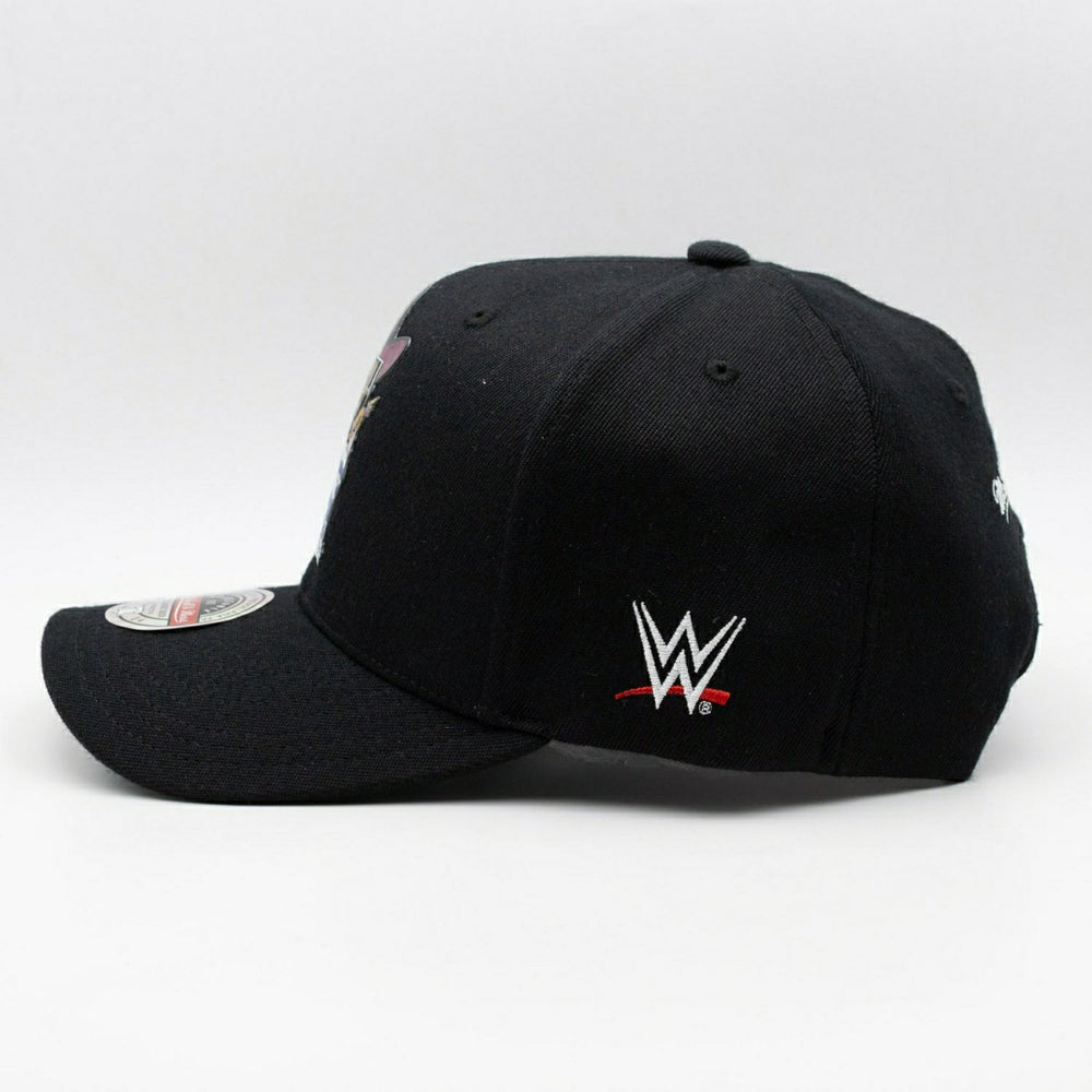 Throwback Bret The Hitman Hart Classic Red Snapback WWE Cap Black Lifestyle