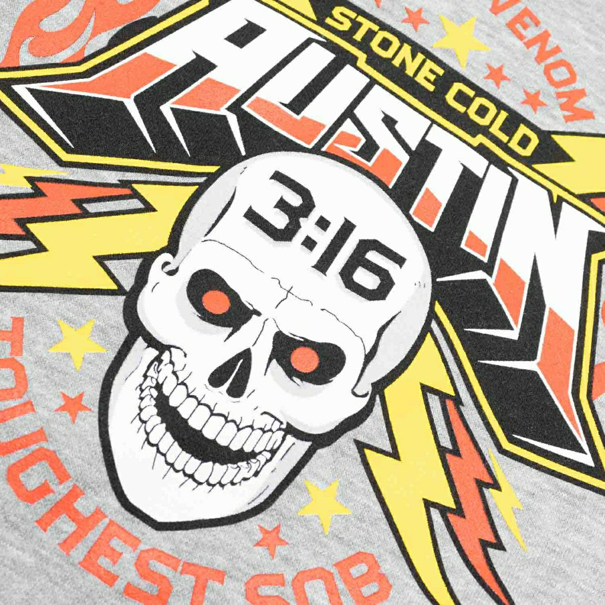 Stone Cold Steve Austin WWE Superstar Hoodie Gray Taass for sale