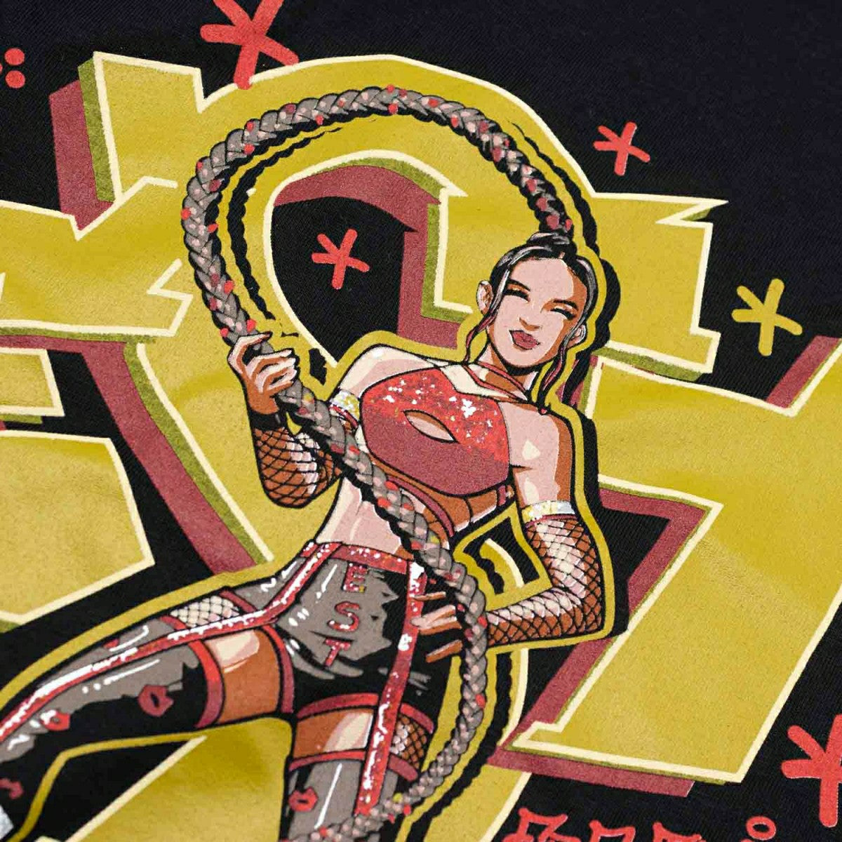 Bianca Belair WWE Superstar T-Shirt Black Taass sale