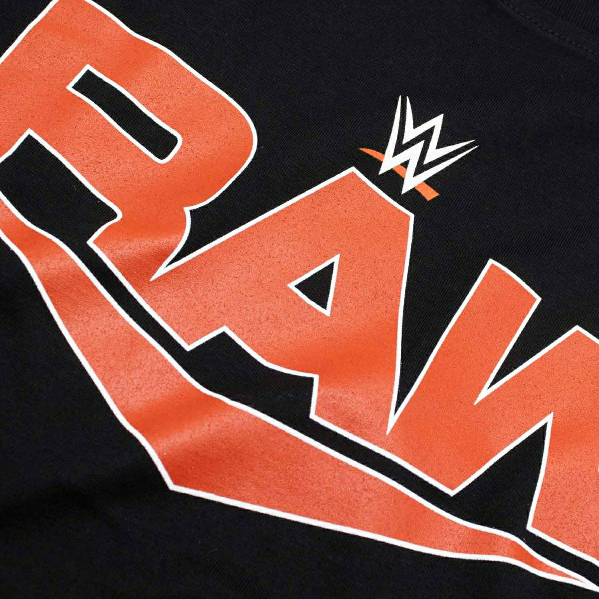 RAW Logo WWE T-Shirt Black Lifestyle