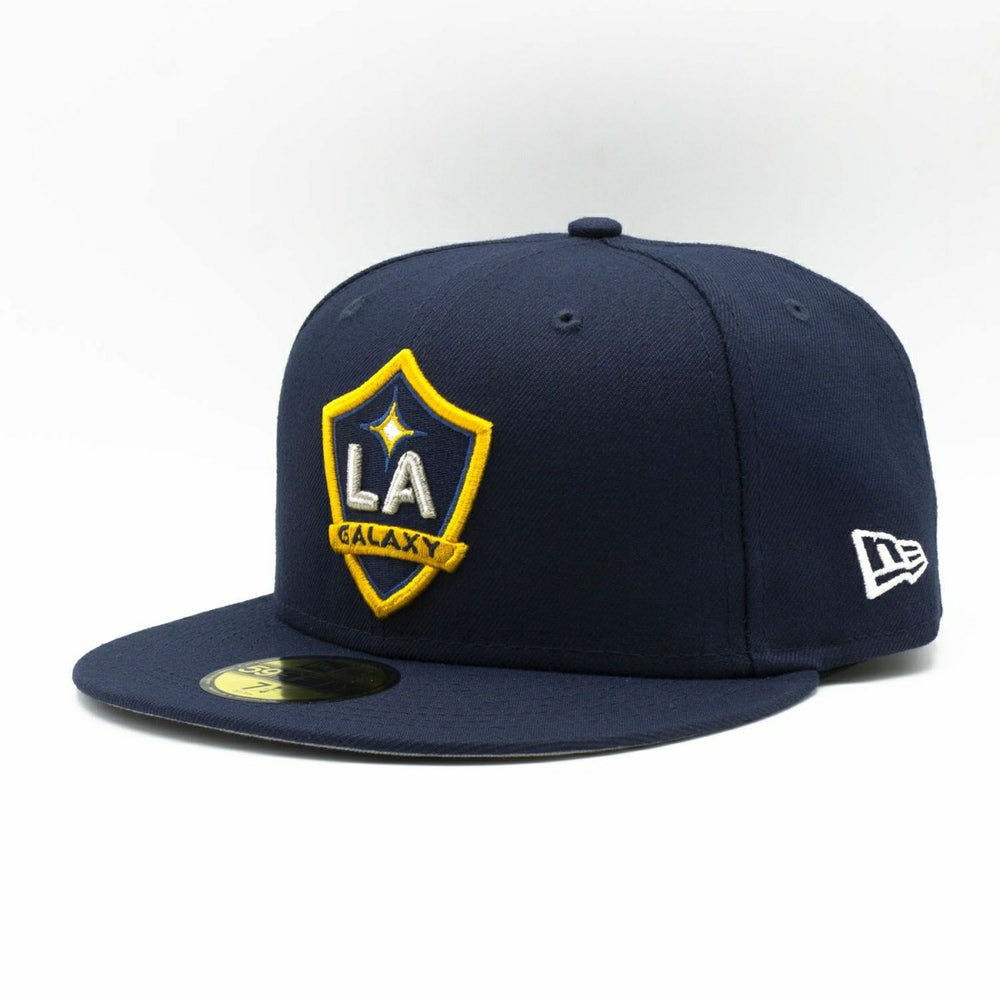 LA Galaxy Team Logo New Era 59FIFTY Fitted MLS Cap Fashion