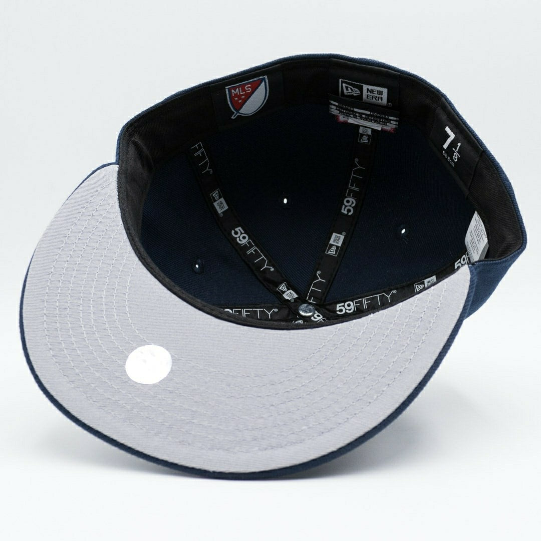 St. Louis City SC Team Logo New Era 59FIFTY Fitted MLS Cap Navy Classic