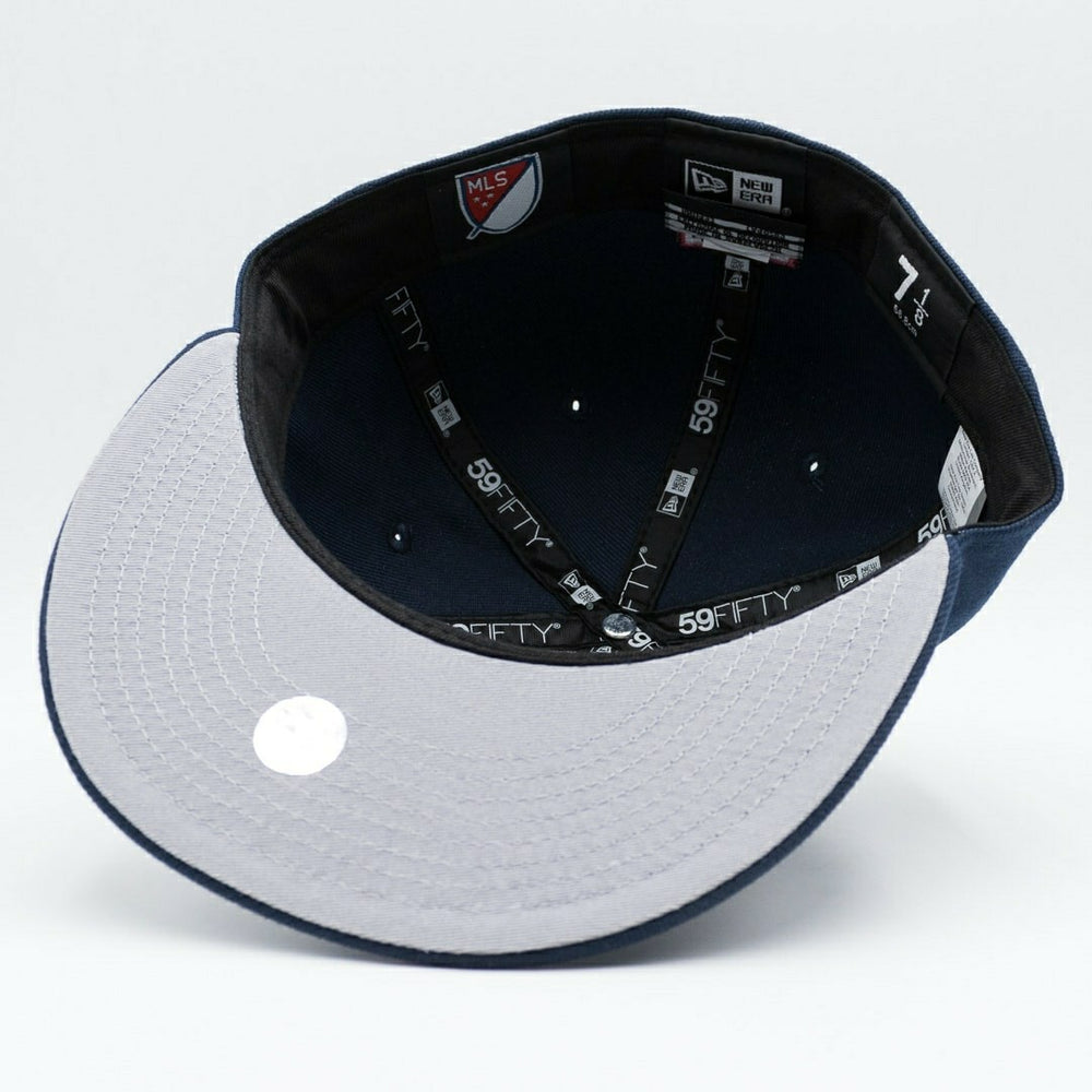 St. Louis City SC Team Logo New Era 59FIFTY Fitted MLS Cap Navy Classic