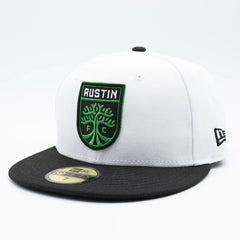 Austin FC Team Logo New Era 59FIFTY Fitted MLS Cap Lifestyle