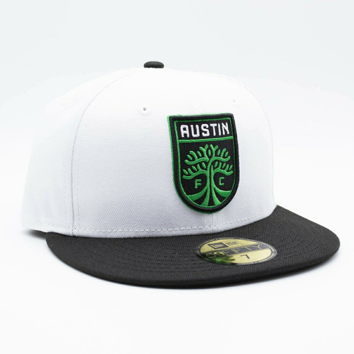 Austin FC Team Logo New Era 59FIFTY Fitted MLS Cap Lifestyle