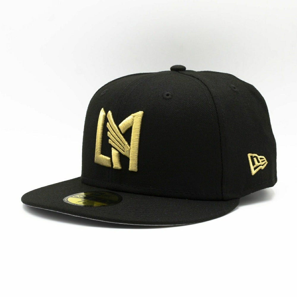 Los Angeles FC Team Logo New Era 59FIFTY Fitted MLS Cap Taass sale