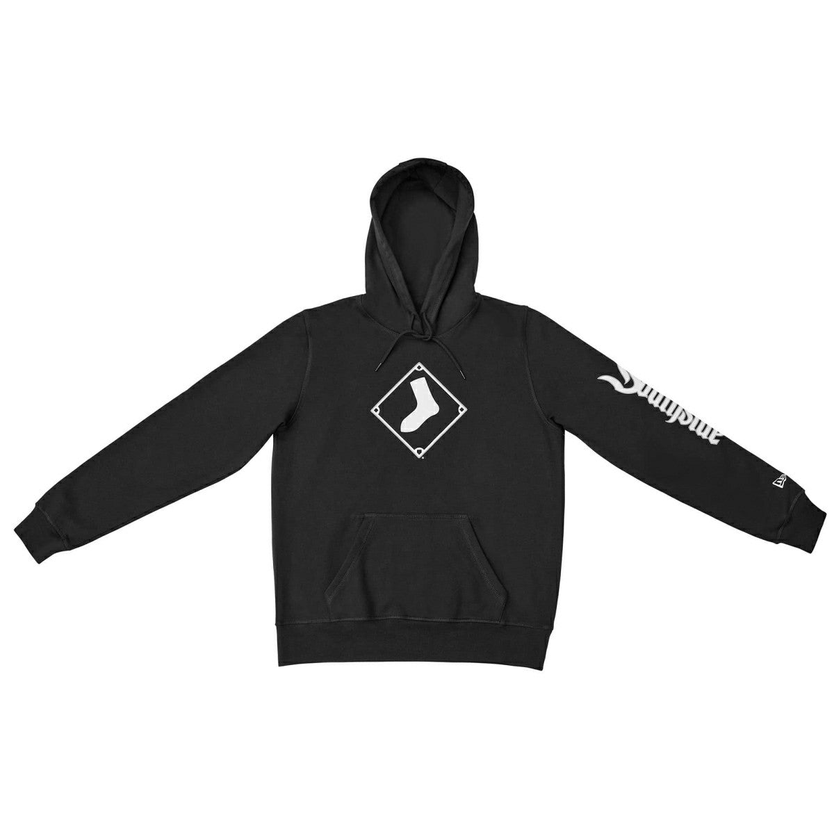 Chicago White Sox City Connect Logo New Era MLB Hoodie Black Lifestyle