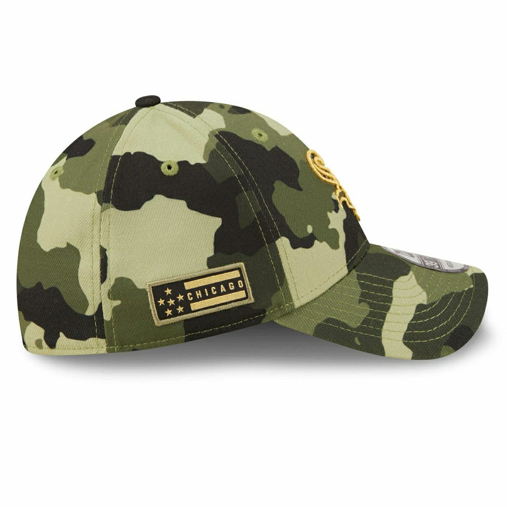 Chicago White Sox 2022 MLB Armed Forces New Era 39THIRTY Flex Cap Taass for sale