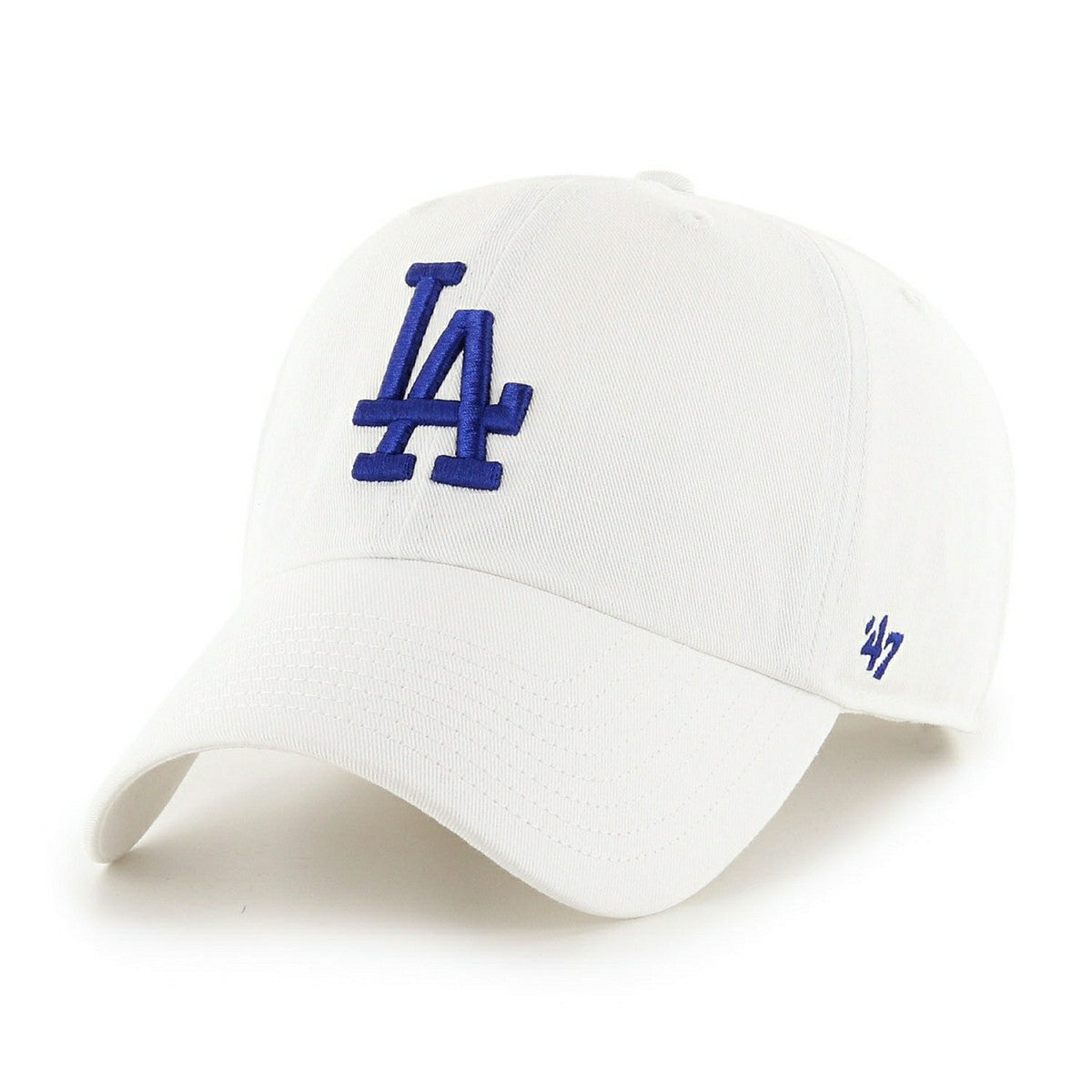 Los Angeles Dodgers '47 Clean Up Adjustable MLB Cap White Taass for sale