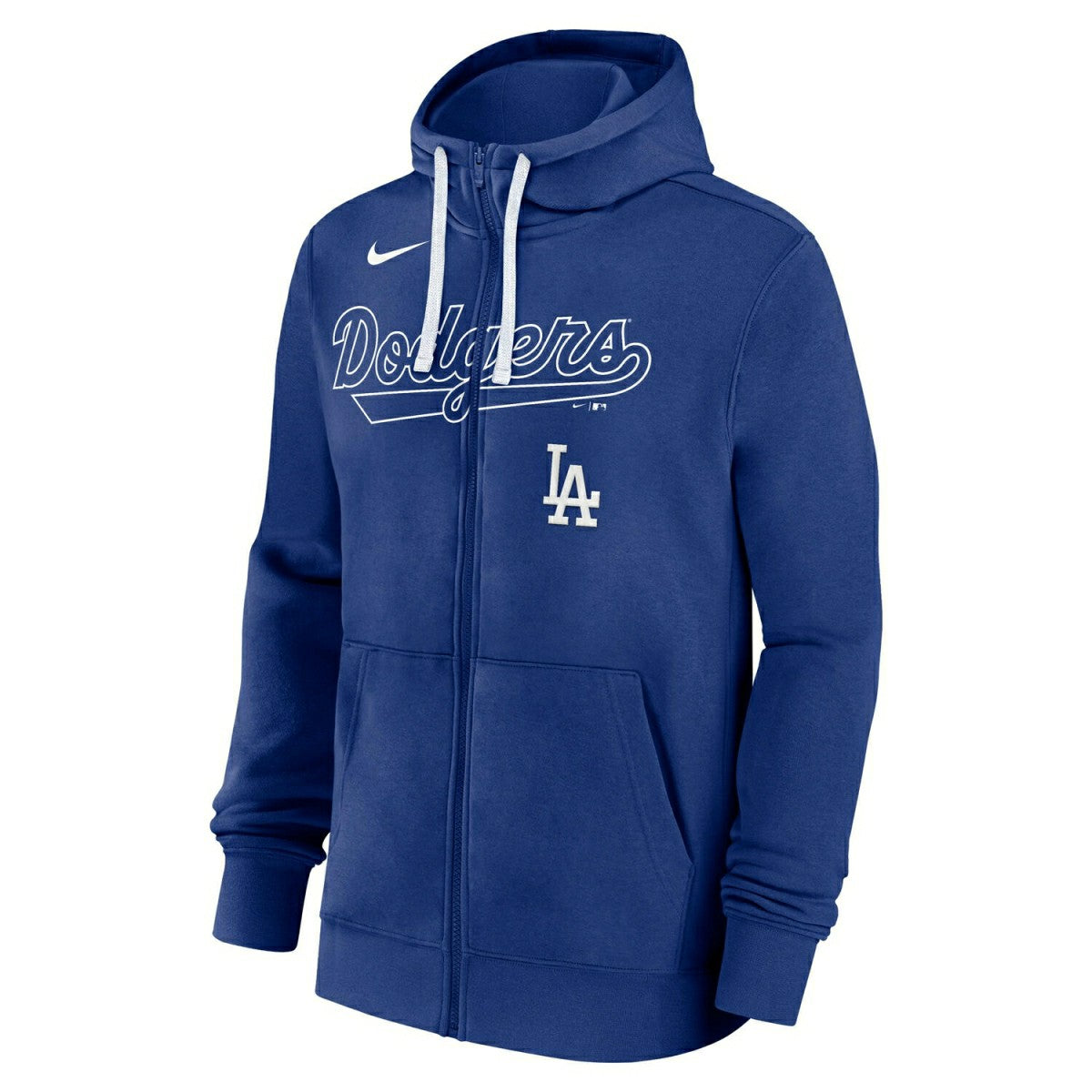 Los Angeles Dodgers Knockout Script MLB Full-Zip Hoodie Blue Taass for sale