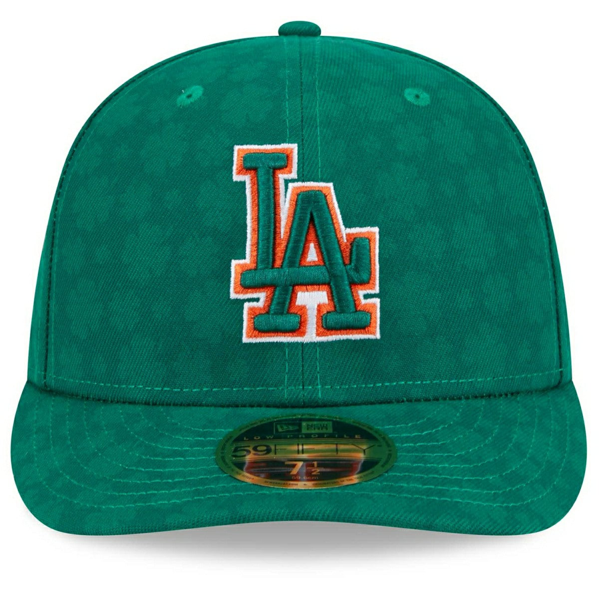 Los Angeles Dodgers 2025 St. Patrick's Day MLB Authentic Low Profile 59FIFTY Cap Grün Lifestyle