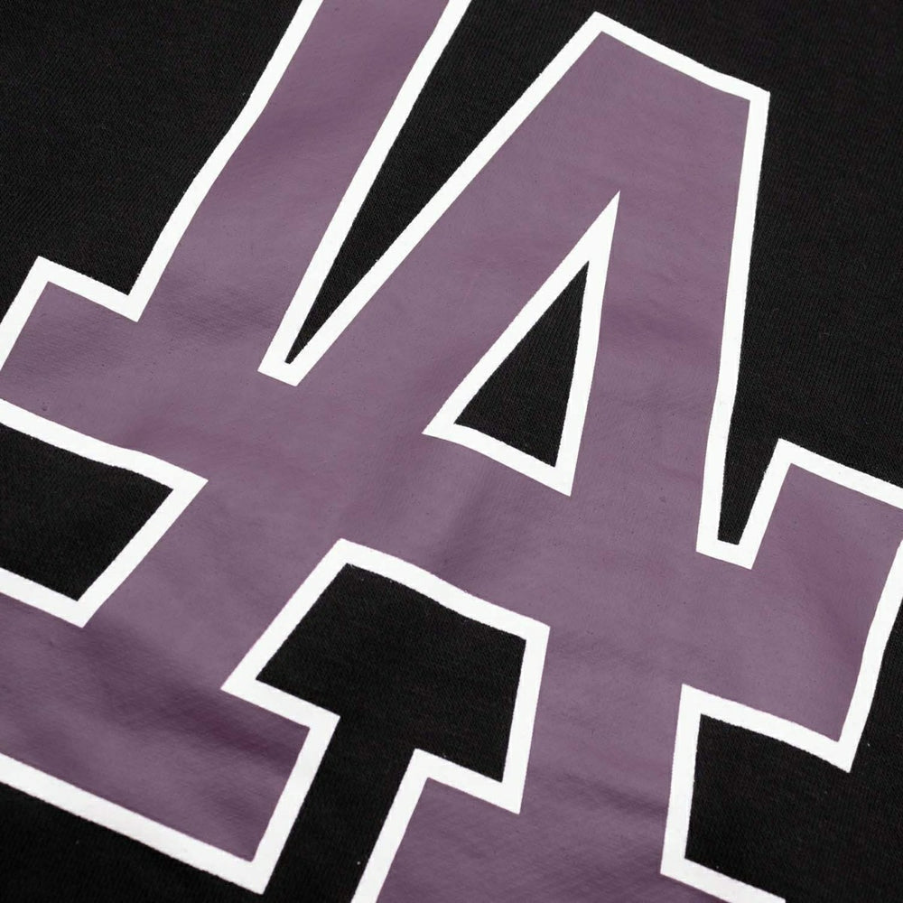 Los Angeles Dodgers Wordmark Backer '47 Burnside MLB Hoodie Black Taass for sale