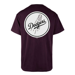 Los Angeles Dodgers Alternate Logo Backer '47 Echo MLB T-Shirt Purple Classic
