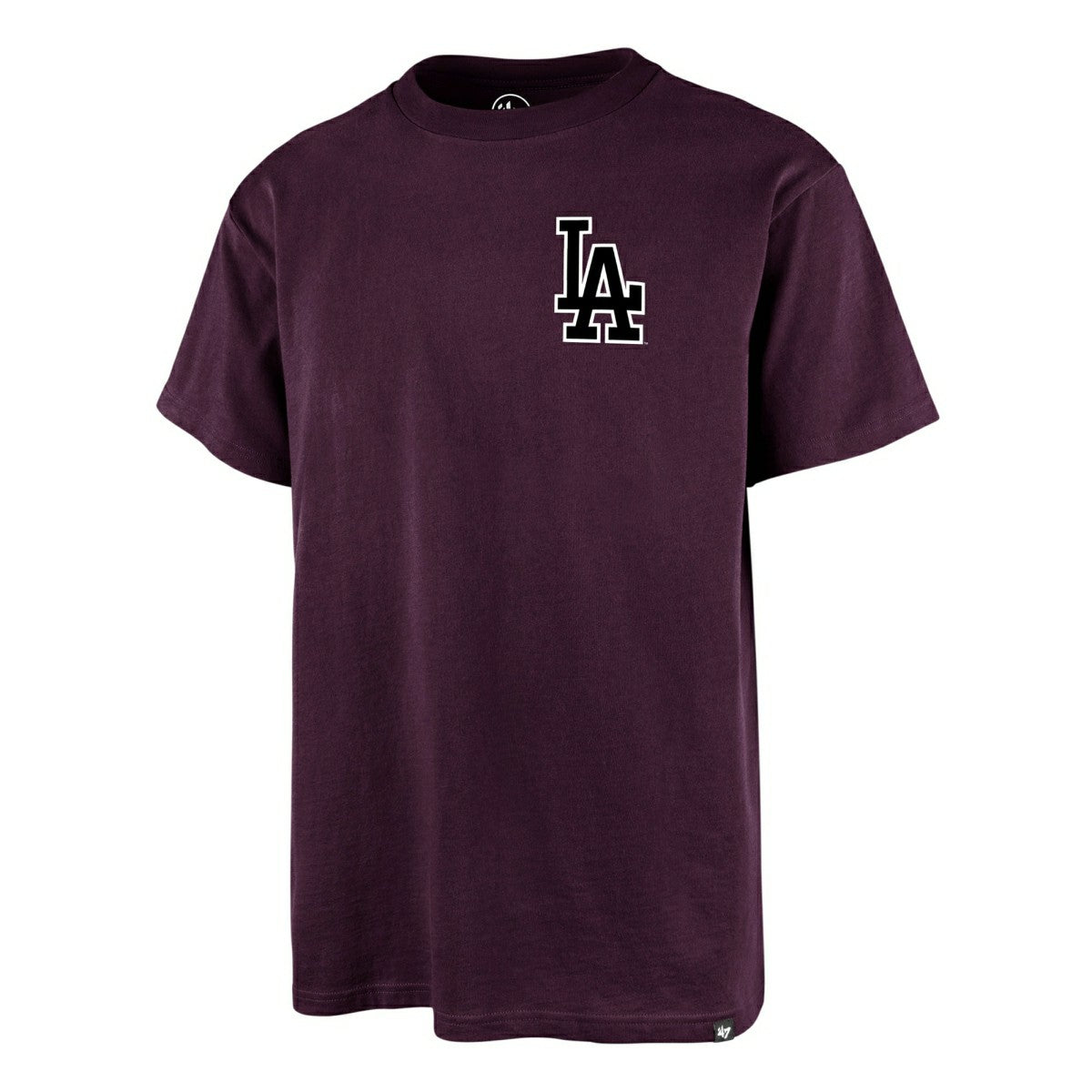 Los Angeles Dodgers Alternate Logo Backer '47 Echo MLB T-Shirt Purple Classic