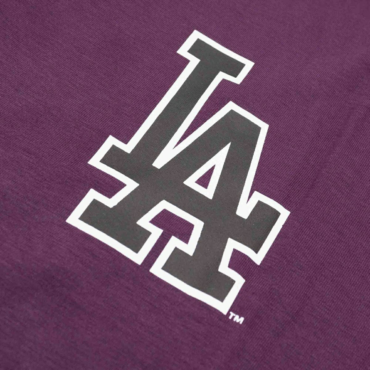 Los Angeles Dodgers Alternate Logo Backer '47 Echo MLB T-Shirt Purple Classic