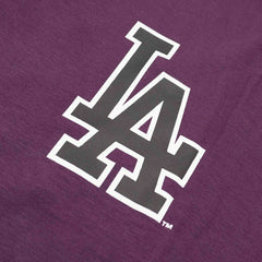 Los Angeles Dodgers Alternate Logo Backer '47 Echo MLB T-Shirt Purple Classic