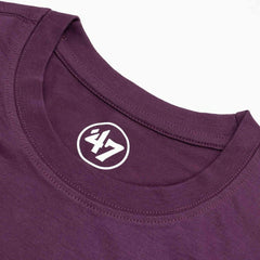 Los Angeles Dodgers Alternate Logo Backer '47 Echo MLB T-Shirt Purple Classic