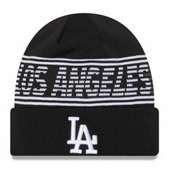 Los Angeles Dodgers Black Colorway 2024 MLB Clubhouse New Era Beanie Knit Fashion