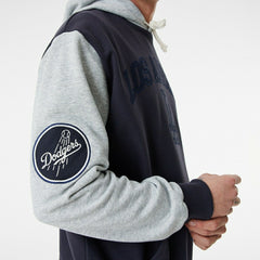 Los Angeles Dodgers Team Patch New Era Oversized MLB Hoodie Lifestyle