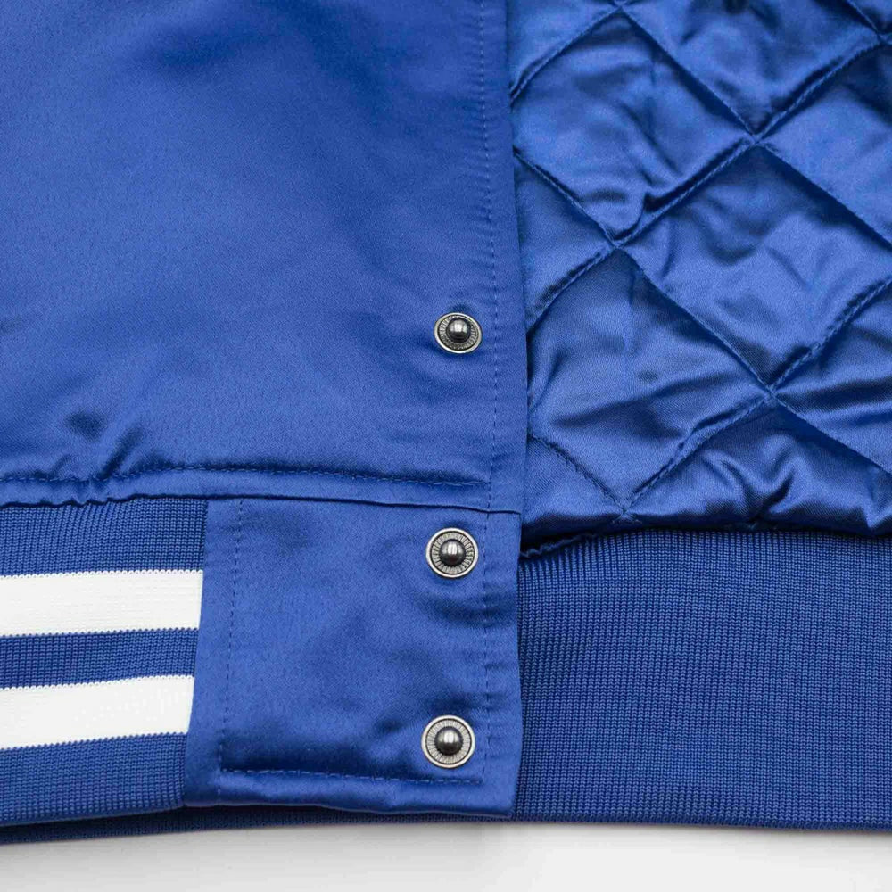 Los Angeles Dodgers Cooperstown '47 Dalston MLB Bomber Jacket Blue Taass for sale