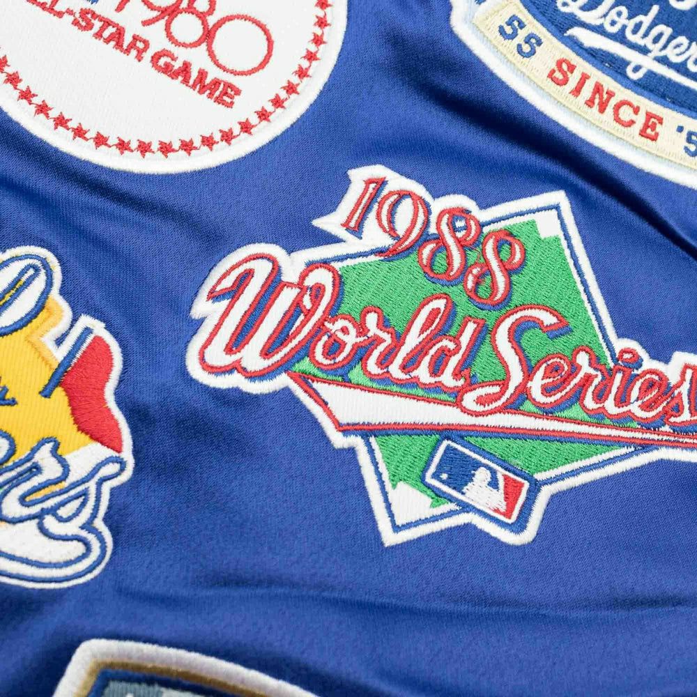 Los Angeles Dodgers Cooperstown '47 Dalston MLB Bomber Jacket Blue Taass for sale