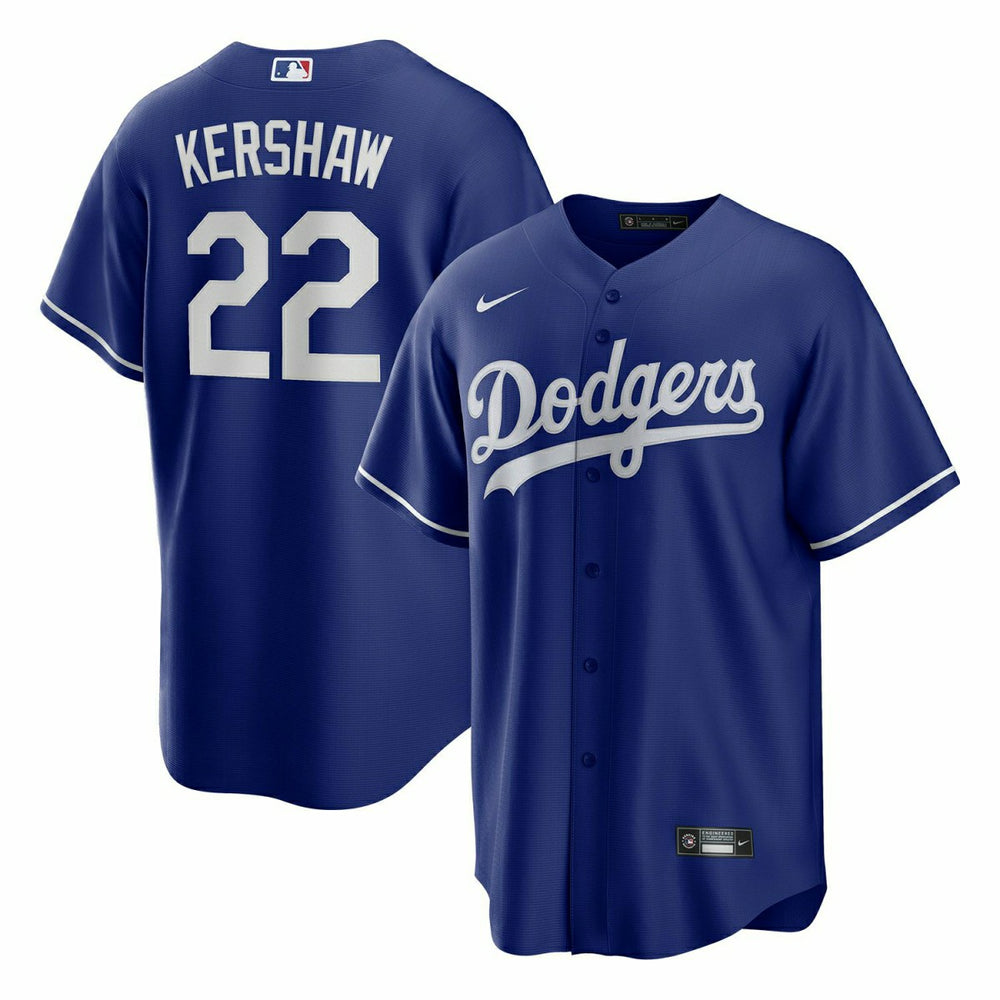 Clayton Kershaw #22 Los Angeles Dodgers Nike MLB Jersey Blue Fashion