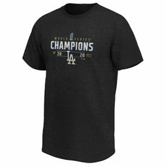 Los Angeles Dodgers 2020 World Series Champions Locker Room Fanatics MLB T-Shirt Lifestyle