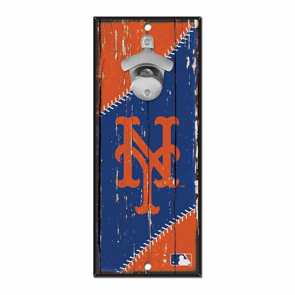 New York Mets MLB Bottle Opener Sign Taass sale