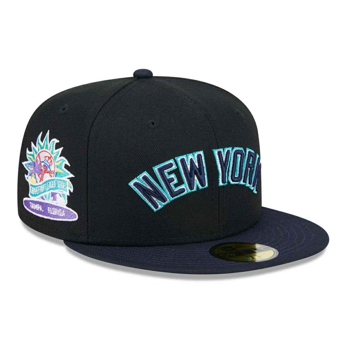 New York Yankees Retro 1996 Spring Training New Era 59FIFTY Fitted Cap Black Taass for sale