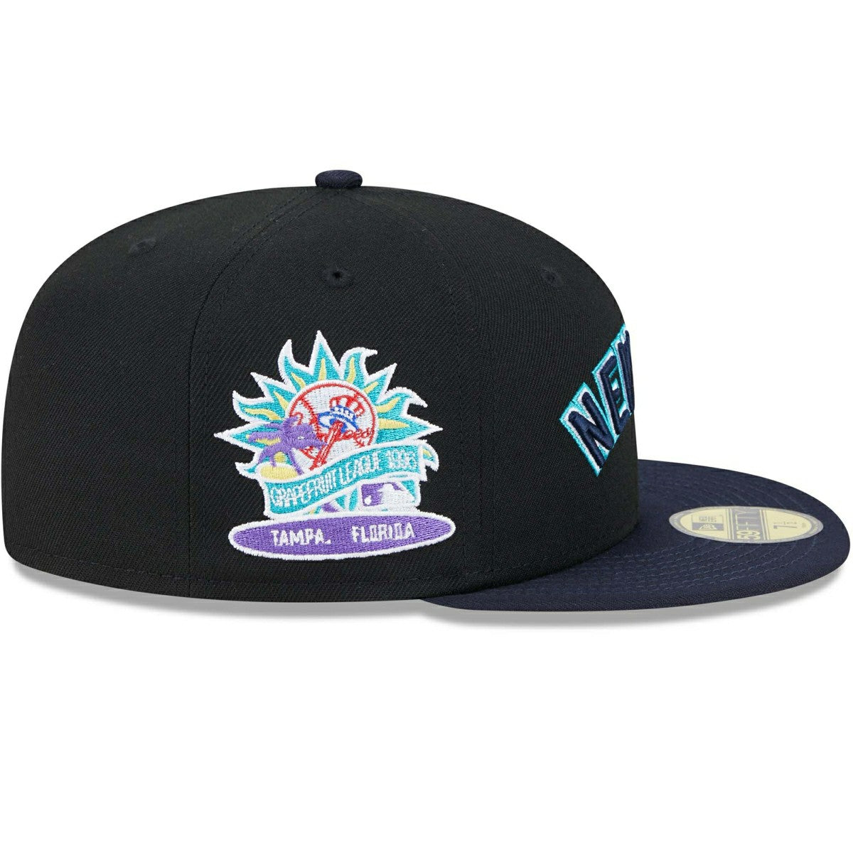 New York Yankees Retro 1996 Spring Training New Era 59FIFTY Fitted Cap Black Taass for sale