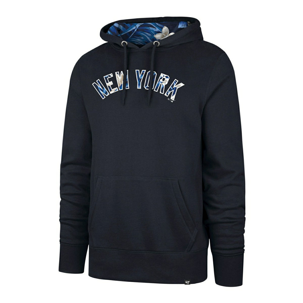 New York Yankees Cali Floral '47 Helix MLB Hoodie Navy Taass sale