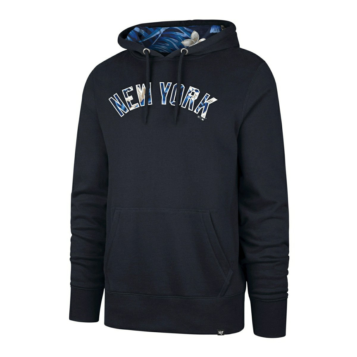 New York Yankees Cali Floral '47 Helix MLB Hoodie Navy Taass sale