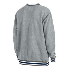 New York Yankees Throwback MLB Crew Sweatshirt Gray Classic
