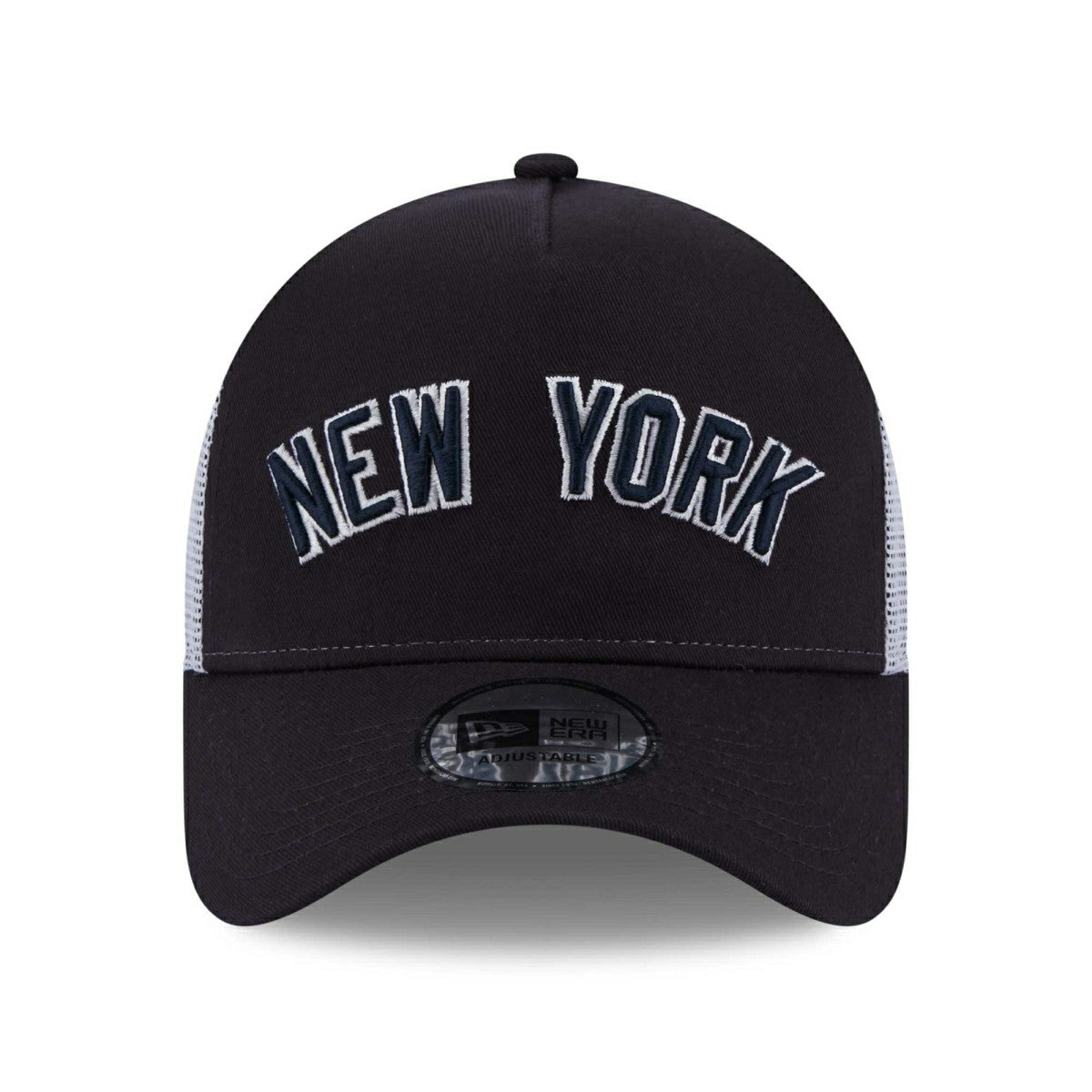New York Yankees Team Script New Era Adjustable MLB Trucker Cap Taass for sale