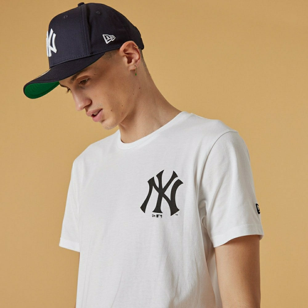 New York Yankees Championship Graphic New Era T-Shirt White Fashion