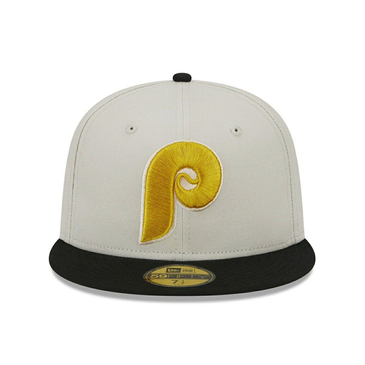 Philadelphia Phillies Two-Tone Stone New Era 59FIFTY Fitted MLB Cap Classic
