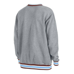 Philadelphia Phillies Throwback MLB Crew Sweatshirt Gray Fashion