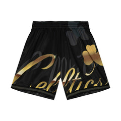 Boston Celtics Big Face 4.0 Mitchell & Ness NBA Shorts Black Taass for sale