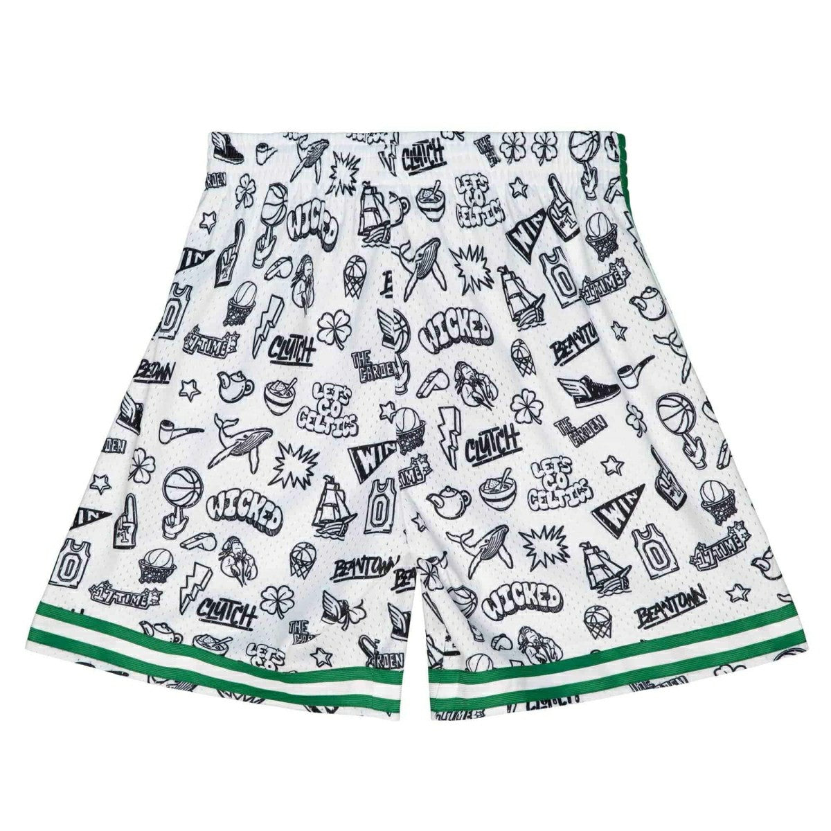 Boston Celtics Doodle Mitchell & Ness Swingman NBA Shorts Taass US