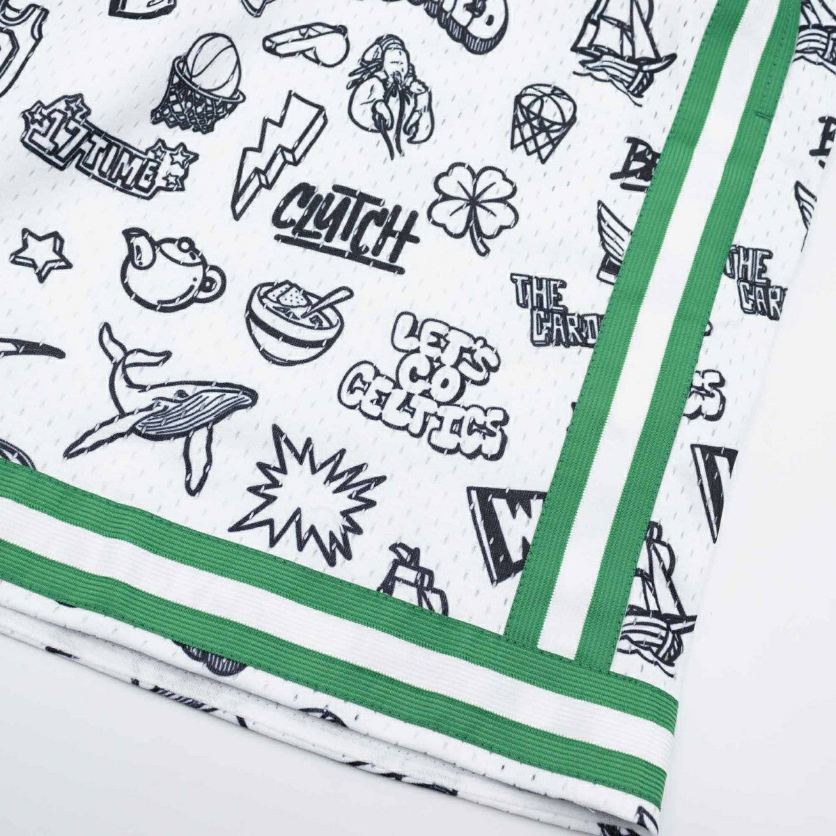 Boston Celtics Doodle Mitchell & Ness Swingman NBA Shorts Taass US