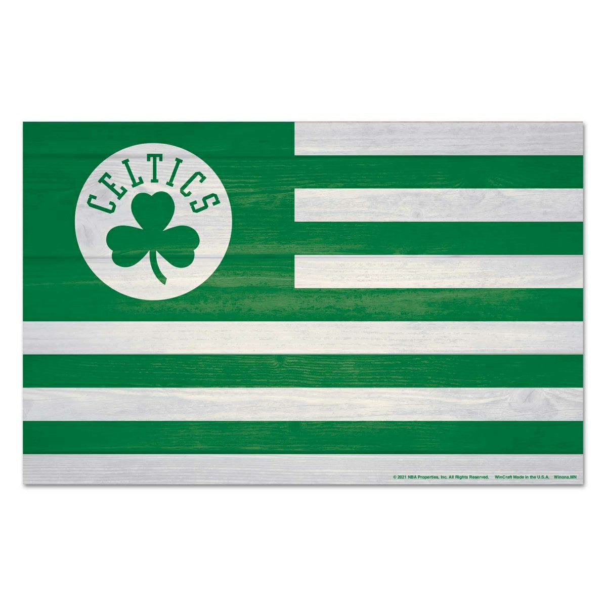 Boston Celtics Americana WinCraft NBA Wood Sign Taass US