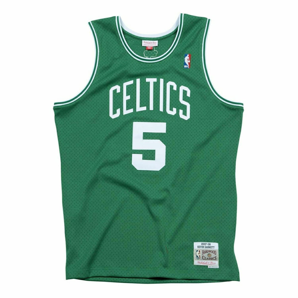 Kevin Garnett #5 Boston Celtics 2007-08 Swingman NBA Jersey Green Lifestyle