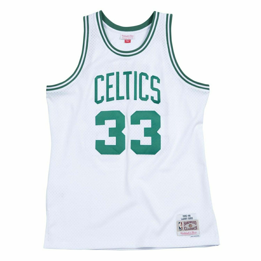 Larry Bird #33 Boston Celtics 1985-86 Mitchell & Ness Swingman NBA Jersey White Taass sale
