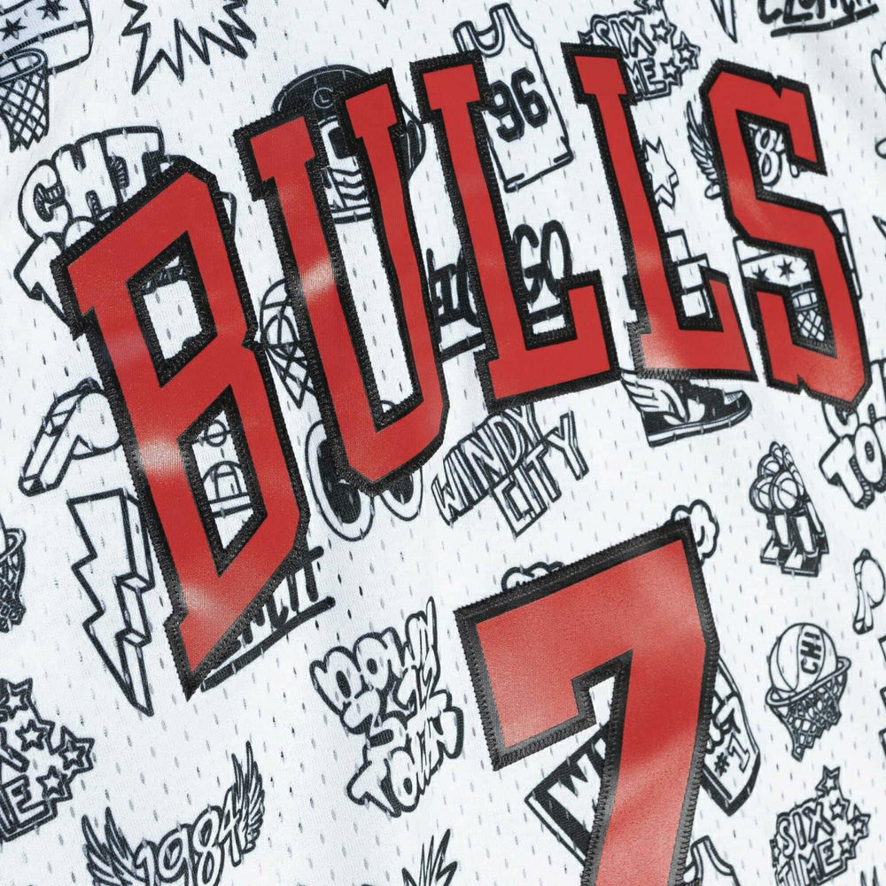 Toni Kukoč #7 Chicago Bulls Doodle Mitchell & Ness Swingman NBA Jersey Taass US