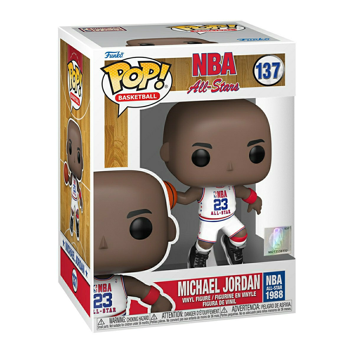 Michael Jordan 1988 NBA All-Star Game #137 Funko POP! Vinyl NBA Figure Taass for sale