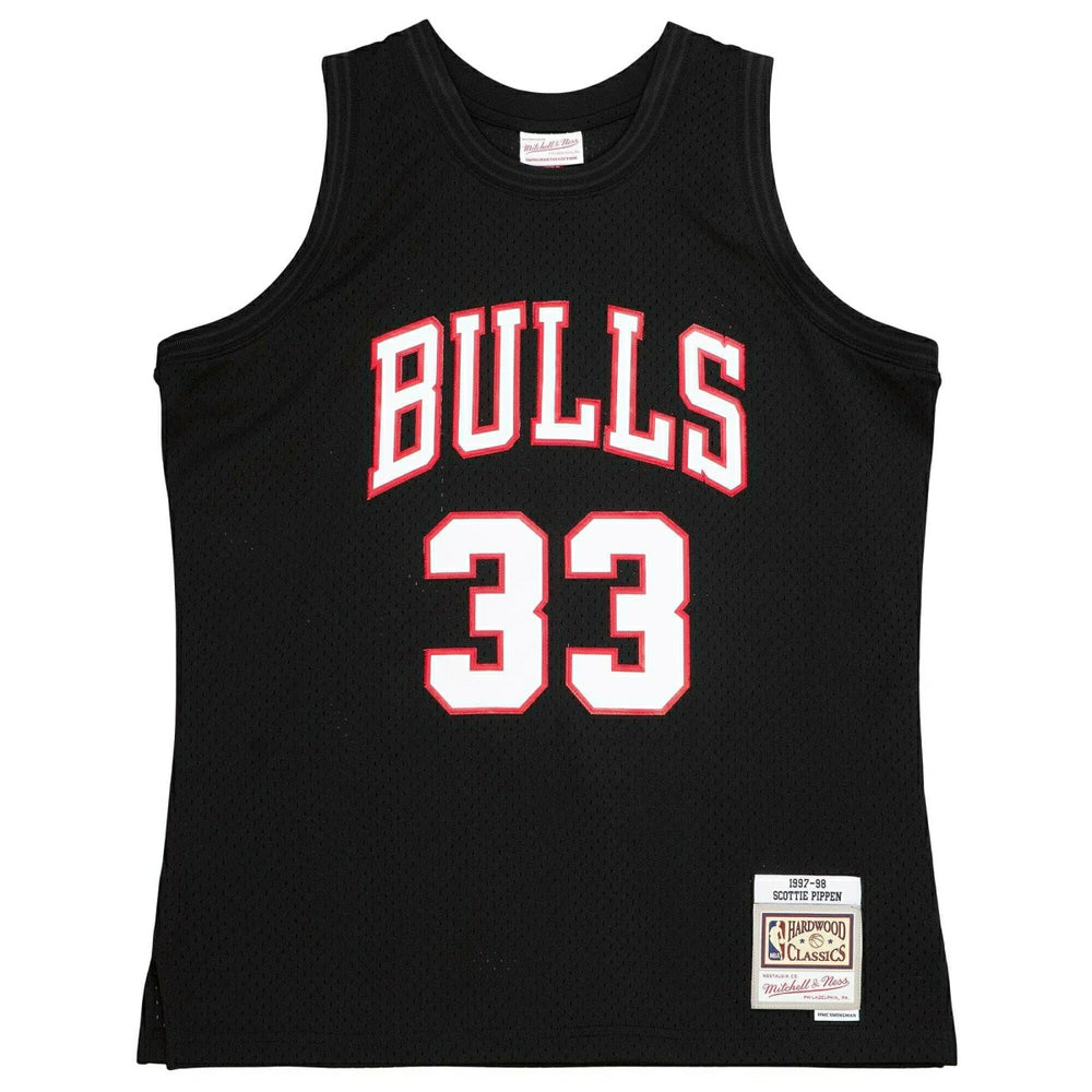 Scottie Pippen #33 Chicago Bulls Black Mitchell & Ness Swingman NBA Jersey Taass US