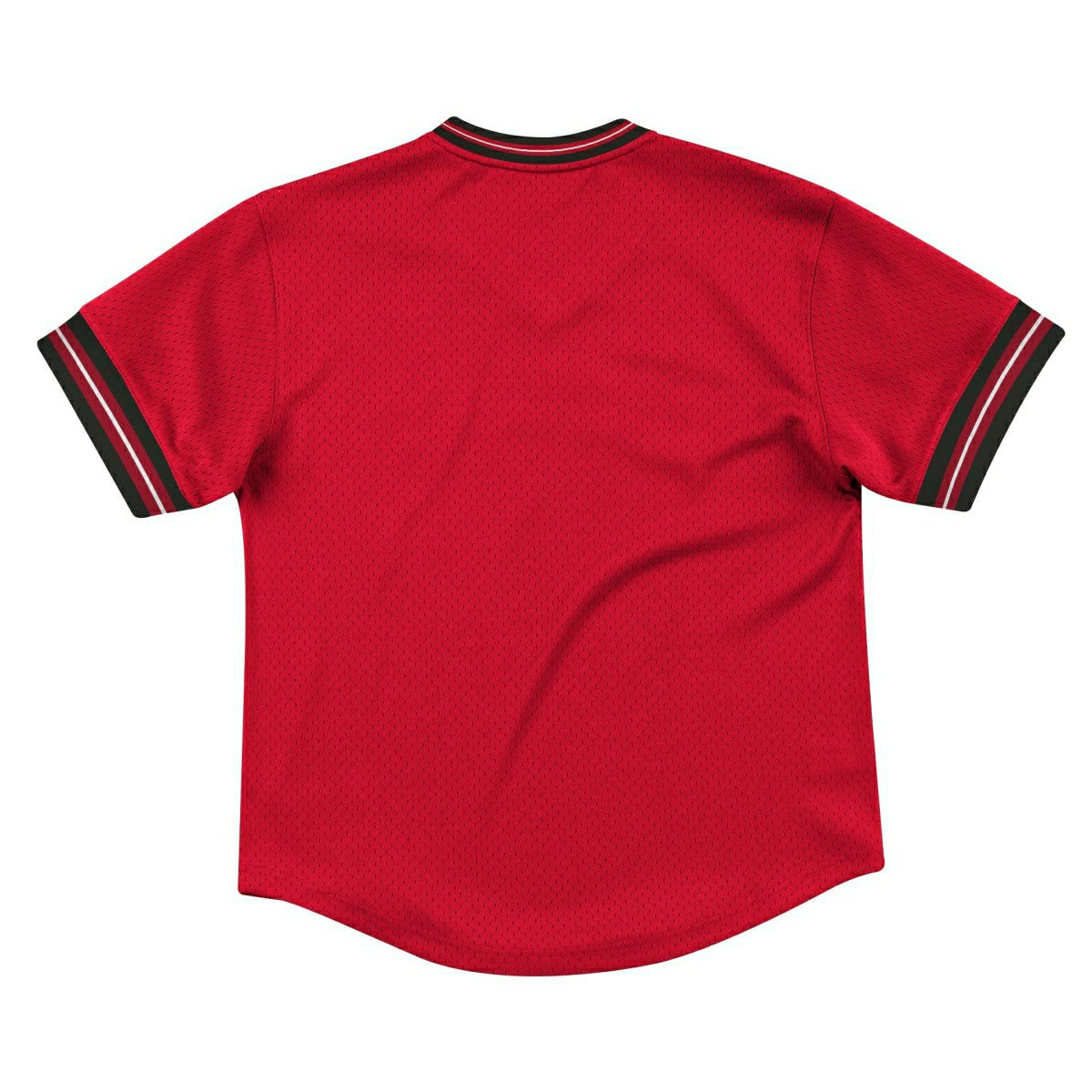 Chicago Bulls Unbeaten Mitchell & Ness NBA V-Neck Mesh Shirt Red Classic